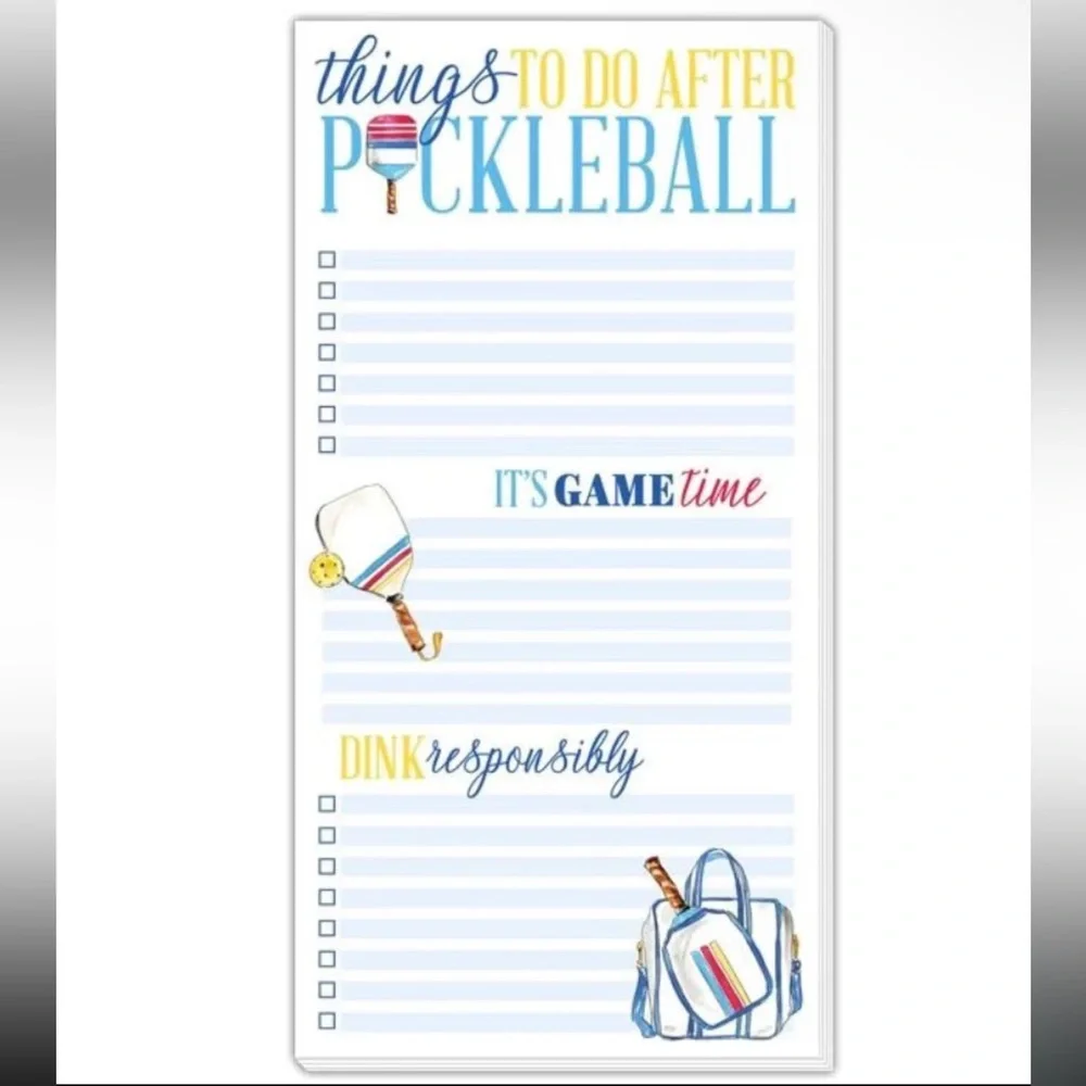 Rosannebeck Oversized Pickleball Themed Notepad